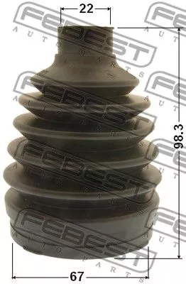Febest 0417P-CWRR Пыльник шруса