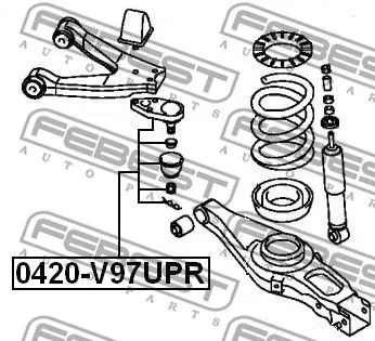 Febest 0420-V97UPR Шаровая опора