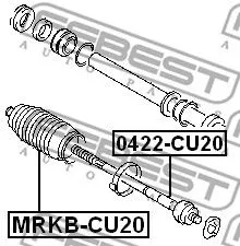 Febest 0422-CU20 Рульова тяга