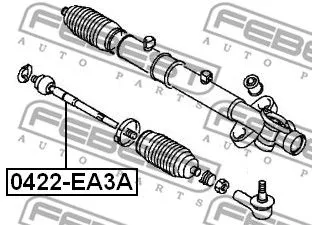 Febest 0422-EA3A Рульова тяга