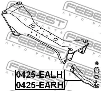 Febest 0425-EARH Рычаг подвески