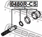 Febest 0480R-CS Главный цилиндр сцепления