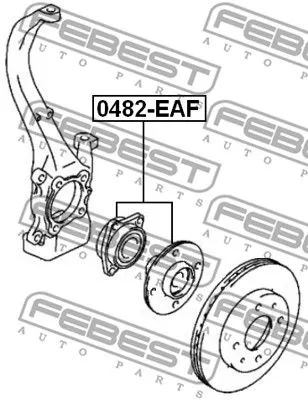 Febest 0482-EAF Ступица