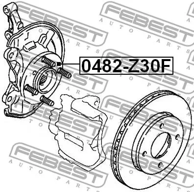 Febest 0482-Z30F Ступица
