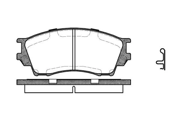 ROADHOUSE 249100 Тормозные колодки