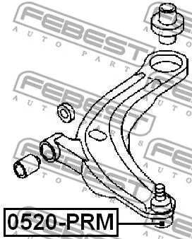 Febest 0520-PRM Шаровая опора