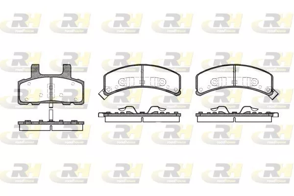 ROADHOUSE 255202 Гальмівні колодки