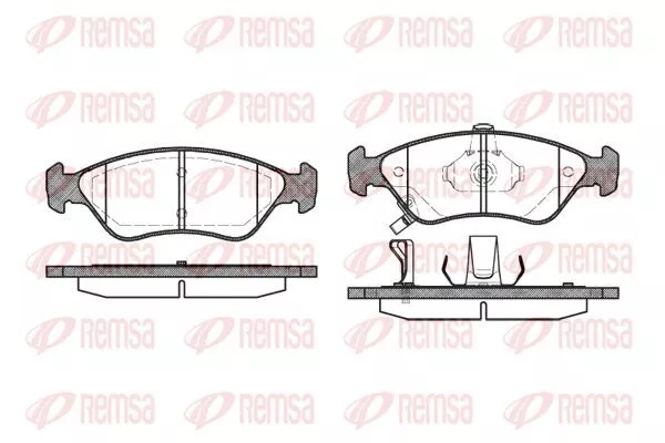 Remsa 0648.02 Тормозные колодки