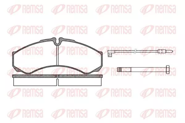 Remsa 0651.02 Гальмівні колодки