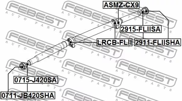 Febest 0715-JB420SA Пыльник шруса