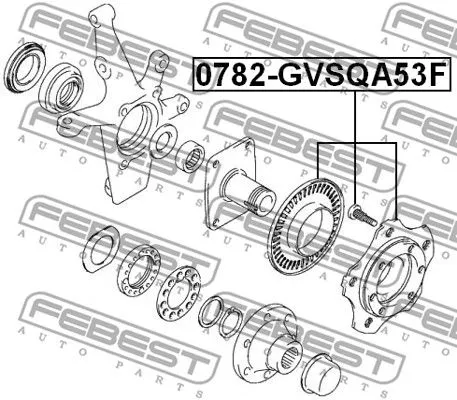 Febest 0782-GVSQA53F Ступица