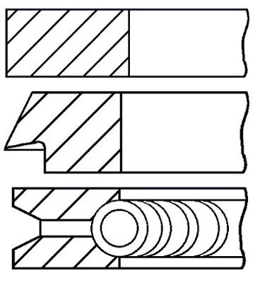 GOETZE ENGINE 08-107300-00 Комплект поршневих кілець