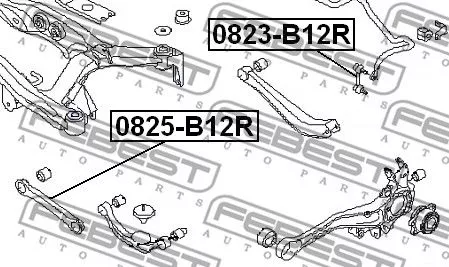 Febest 0825-B12R Рычаг подвески