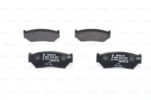 BOSCH 0 986 424 251 Тормозные колодки