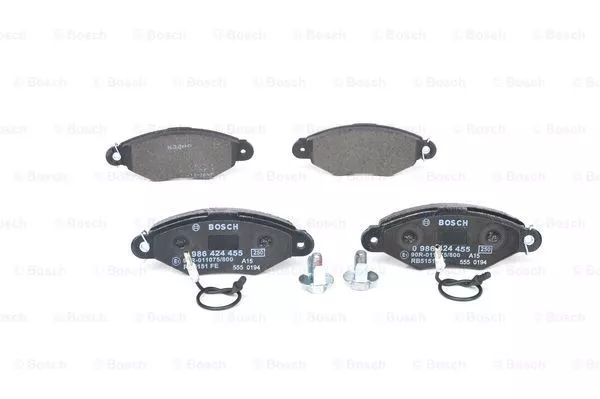 BOSCH 0 986 424 455 Гальмівні колодки