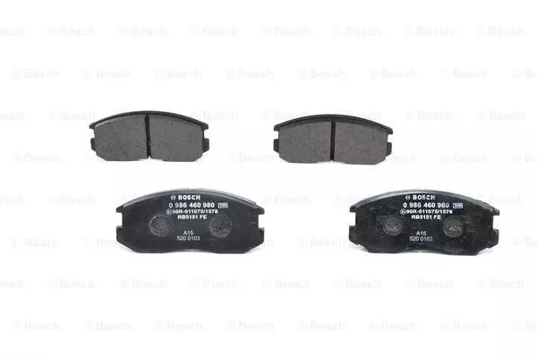 BOSCH 0 986 460 980 Тормозные колодки