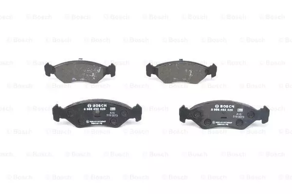 BOSCH 0 986 492 020 Тормозные колодки