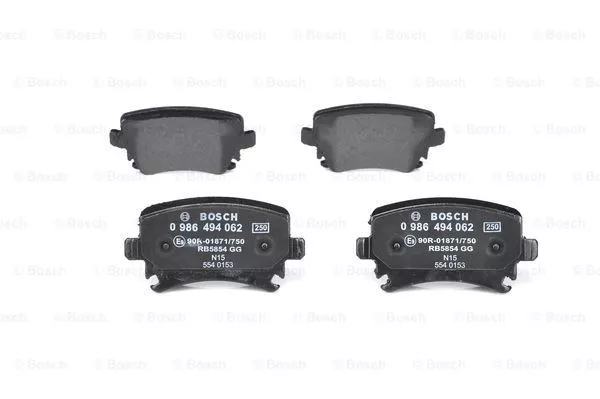 BOSCH 0 986 494 062 Тормозные колодки