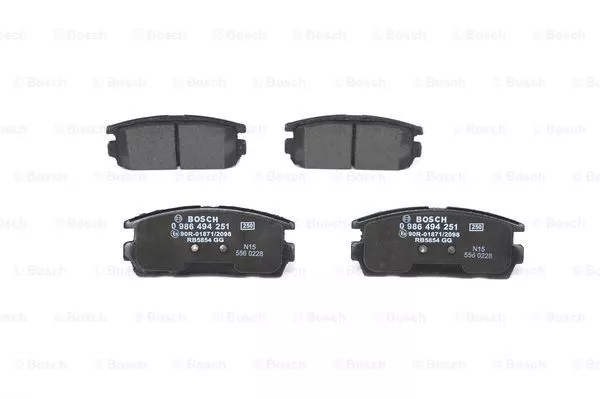 BOSCH 0 986 494 251 Гальмівні колодки