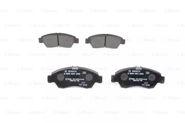 BOSCH 0 986 494 299 Тормозные колодки
