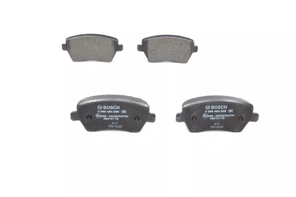 BOSCH 0986494856 Тормозные колодки