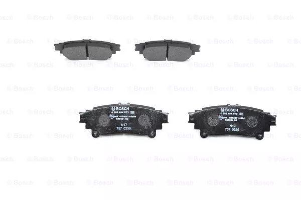 BOSCH 0986494873 Тормозные колодки