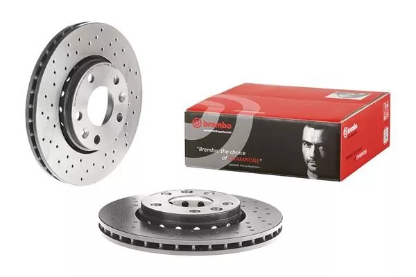 Brembo 09.A727.1X Гальмівні диски