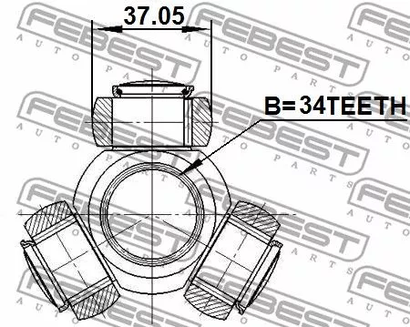 Febest 1016-CAP ШРКШ