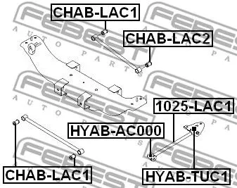 Febest 1025-LAC1 Рычаг подвески