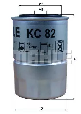 KNECHT KC82D Топливный фильтр