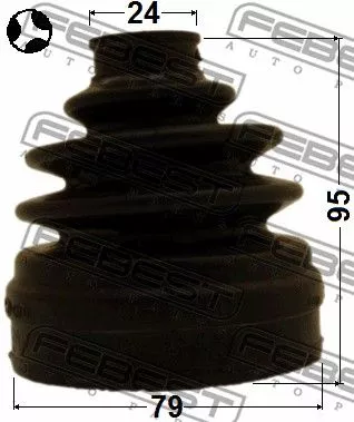 Febest 1215-TUC20MTT Пыльник шруса