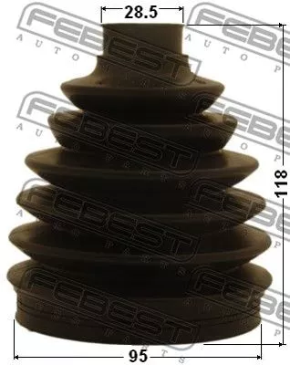 Febest 1217-CM Пыльник шруса