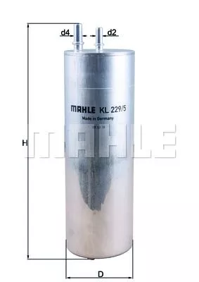 KNECHT KL229/5 Топливный фильтр