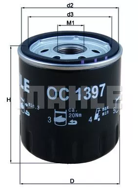 OC1397 Масляный фильтр