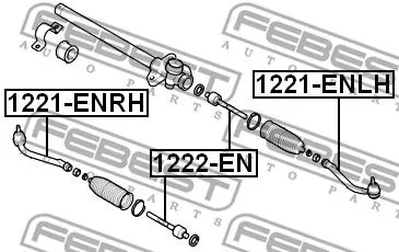 Febest 1222-EN Рульова тяга