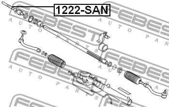 Febest 1222-SAN Рулевая тяга