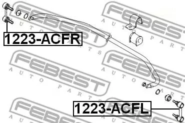 Febest 1223-ACFL Стійка стабілізатора