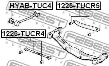 Febest 1225-TUCR4 Рычаг подвески