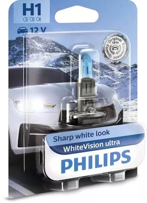Лампа Philips WhiteVision Ultra H1 12V 55W 12258WVUB1