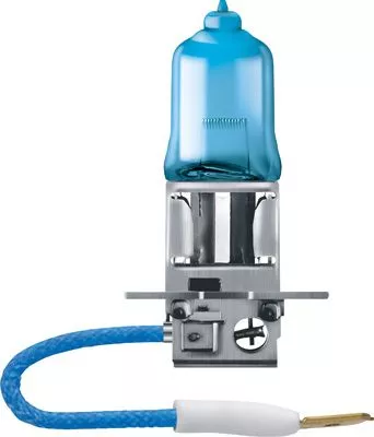 Лампа Philips WhiteVision Ultra H3 PK22s 55W светло-голубая 12336WVUB1