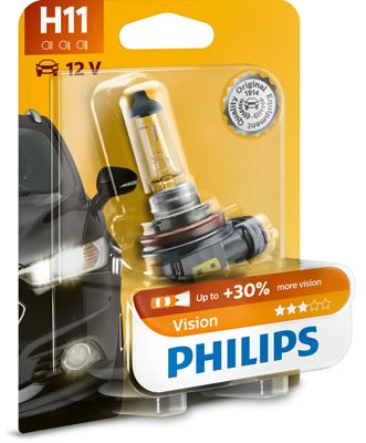 Лампа Philips Vision H11 12V 55W 12362PRB1