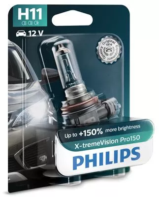 Лампа Philips X-tremeVision Pro150 H11 12V 55W 12362XVPB1