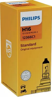 Лампа Philips Standard H16 12V 19W 12366c1