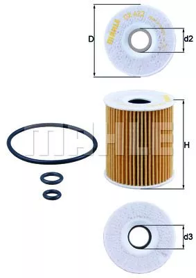 KNECHT OX422D Масляный фильтр