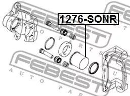 Febest 1276-SONR Поршень гальмівного супорта