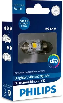 Лампа Philips X-tremeUltinon LED C5W SV8,5 128596000KX1