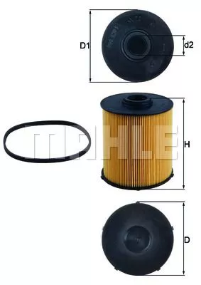 KNECHT KX70D Паливний фільтр