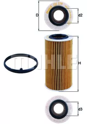 KNECHT OX379D Оливний фільтр