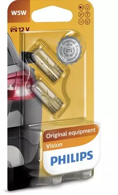Лампа Philips Vision W5W 12V 5W 12961 B2