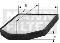 MANN-FILTER CUK 2241-2 Фільтр салону